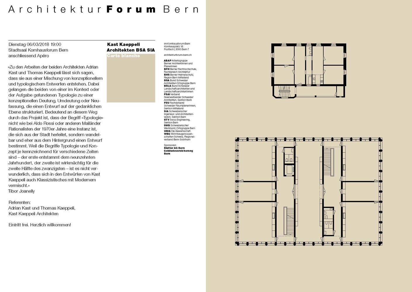 06.03.2018 Carte Blanche 19:00 Kornhaus Bern (kk_archiforumkarte.jpg)